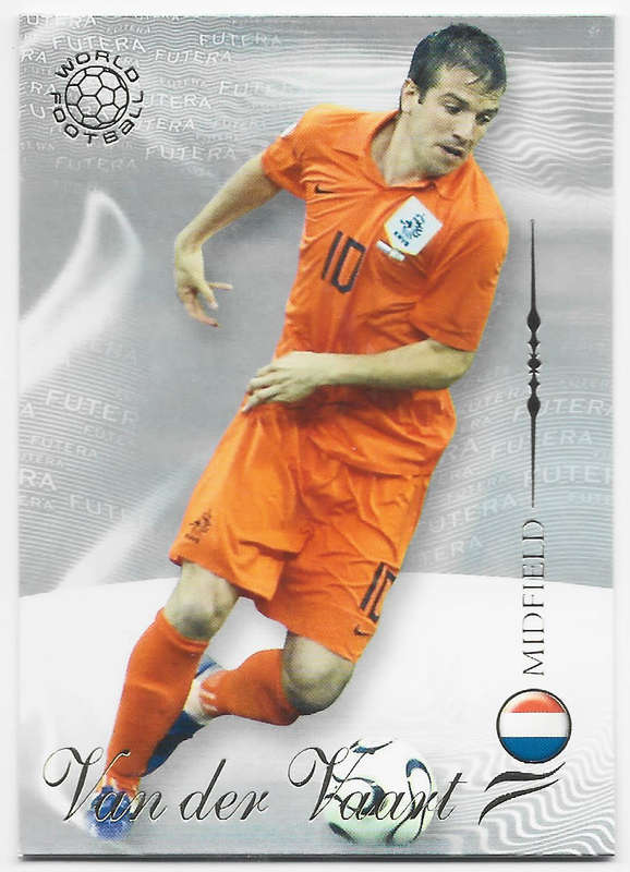 RAFAEL VAN DER VAART (Holland) - FUTERA WORLD FOOTBALL 2007 COLLECTION - RARE TRADING CARD 123