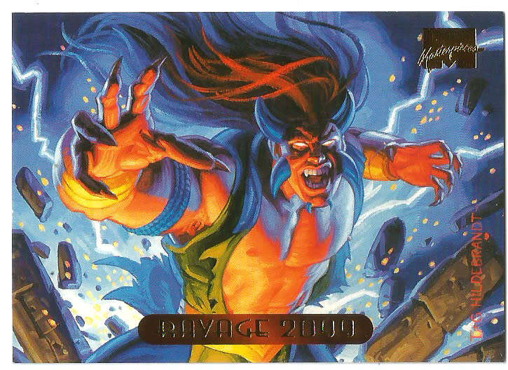 RAVAGE 2099 - MARVEL MASTERPIECES 1994 TRADING CARD 98
