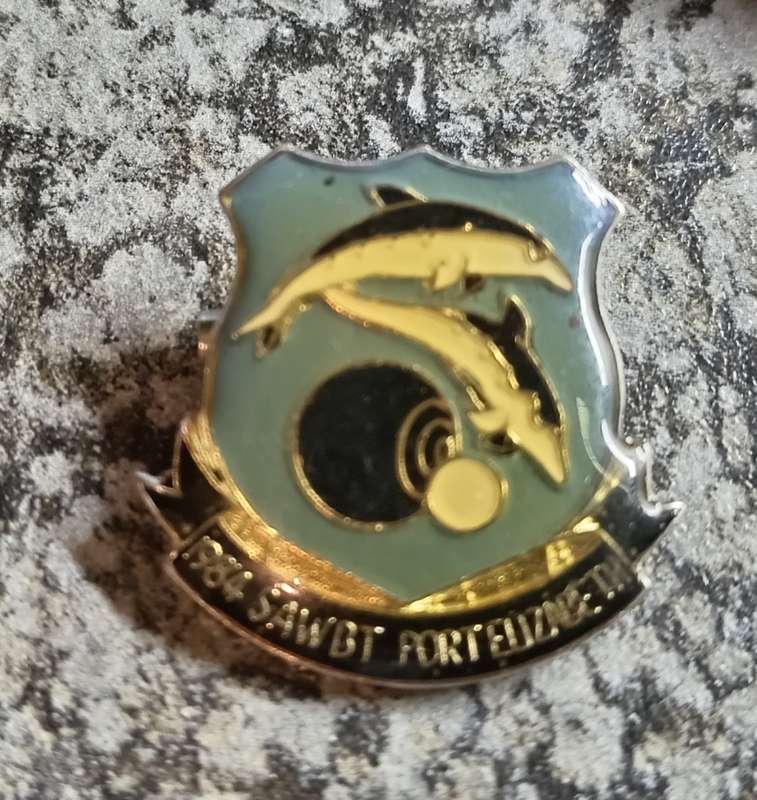 South Africa Woman`s Bowls Tournament 1984 Port Elizabeth - Bowls Lapel Badge