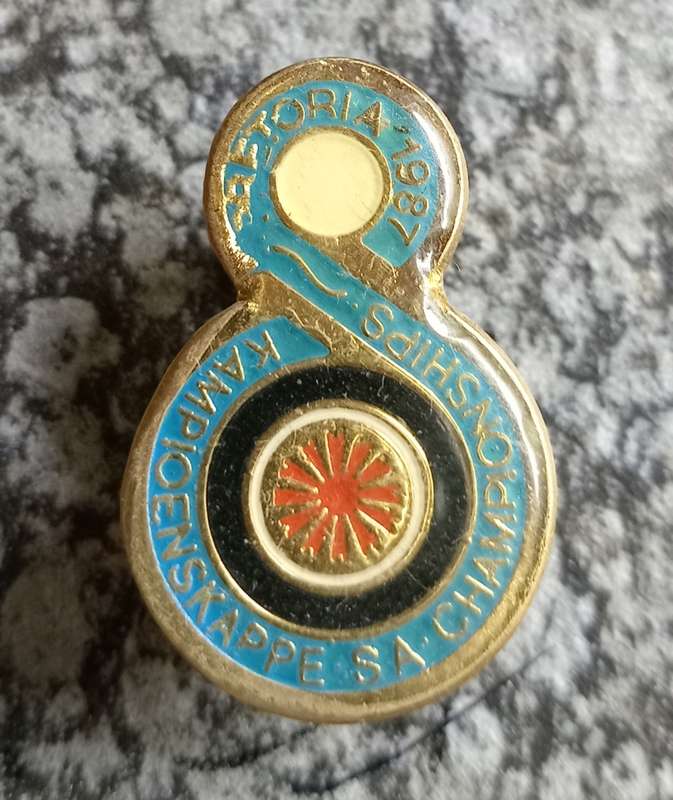 SA Bowls Tournament 1987 Pretoria - Bowls Lapel Badge