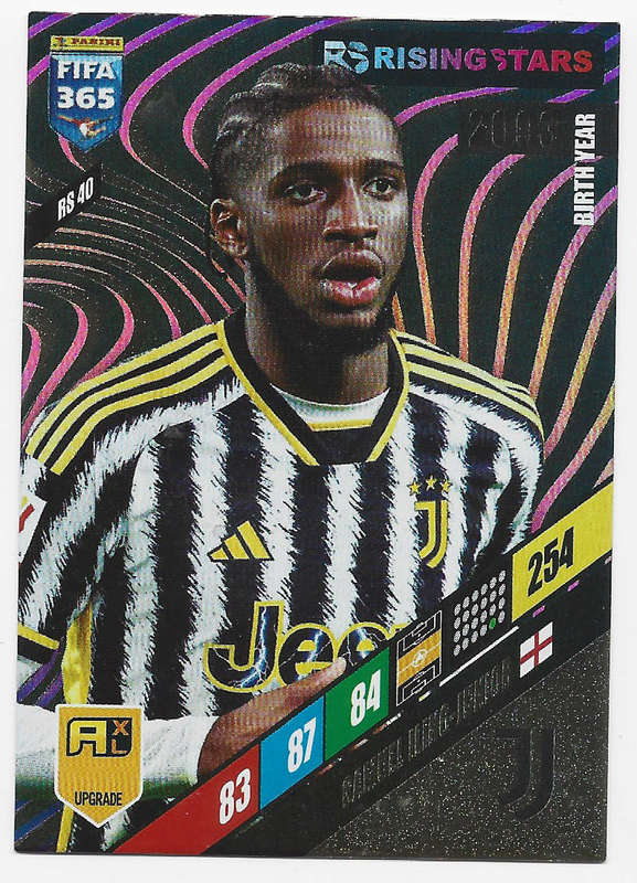 SAMUEL I. JUNIOR - PANINI `FIFA 365 COLLECTION` UPD. 2024 - `RISING STAR` FOIL TRADING CARD RS40