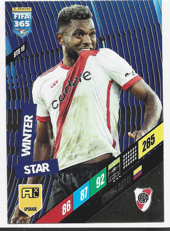 MIGUEL BORIA - PANINI `FIFA 365 COLLECTION` 2024 UPDATES - `WINTER STAR" TRADING CARD STS16