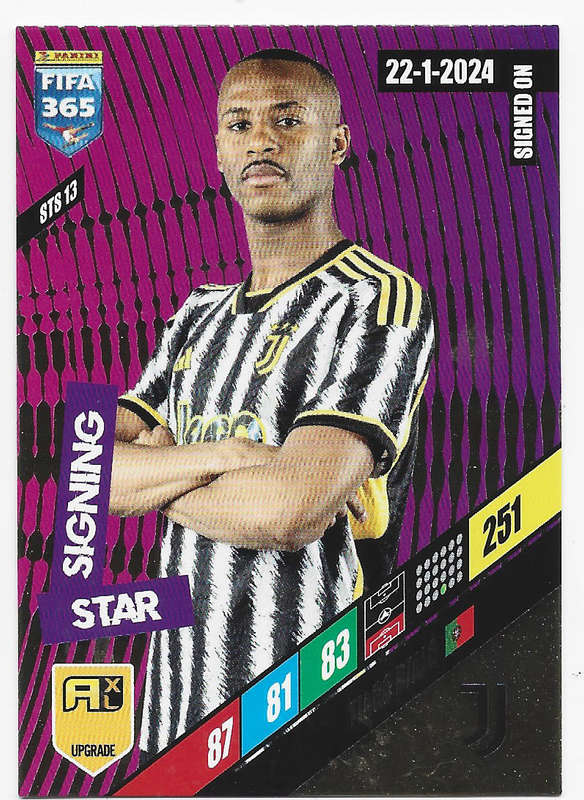 TIAGO DIALO - PANINI `FIFA 365 COLLECTION` 2024 UPDATES - `STAR SIGNING" TRADING CARD STS13