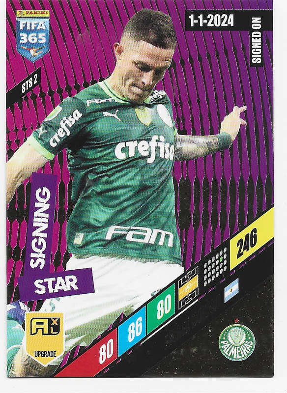 ANIBAL MORENO - PANINI `FIFA 365 COLLECTION` 2024 UPDATES - `STAR SIGNING" TRADING CARD STS2