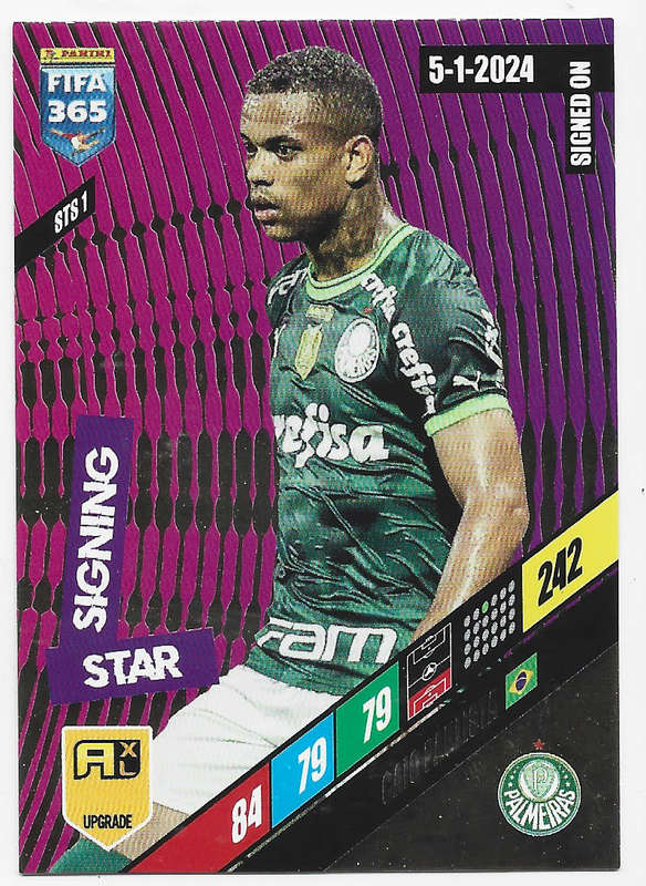 CAIO PAULISTA - PANINI `FIFA 365 COLLECTION` 2024 UPDATES - `STAR SIGNING" TRADING CARD STS1