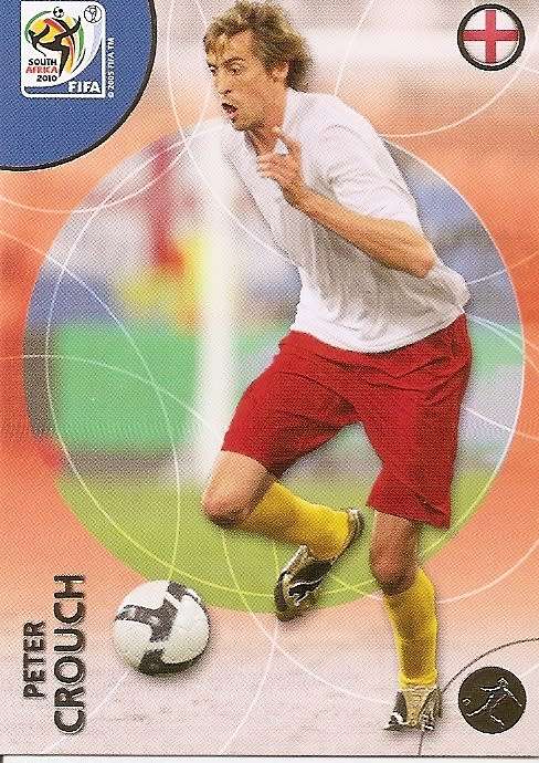 PETER CROUCH (England) - PANINI PREMIUM `WORLD CUP 2010` - PREMIUM `BASE` TRADING CARD 91