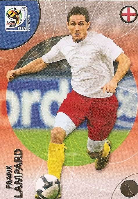FRANK LAMPARD (England) - PANINI PREMIUM `WORLD CUP 2010` - PREMIUM `BASE` TRADING CARD 86