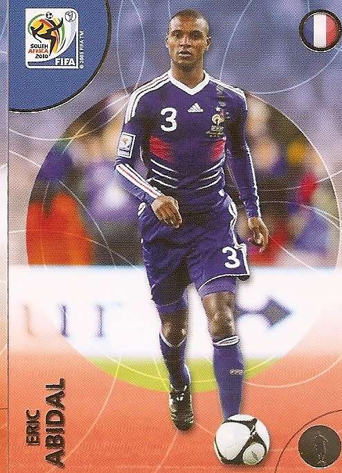 ERIC ABIDAL (France) - PANINI PREMIUM `WORLD CUP 2010` - PREMIUM `BASE` TRADING CARD 102