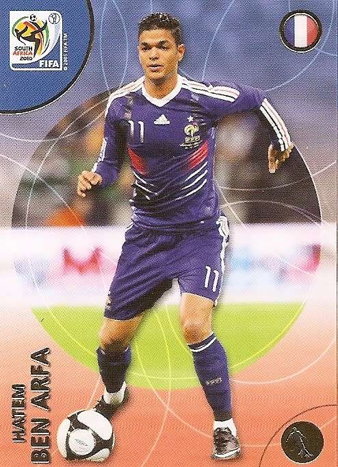 HATEM BEN ARFA (France) - PANINI PREMIUM `WORLD CUP 2010` - PREMIUM `BASE` TRADING CARD 107