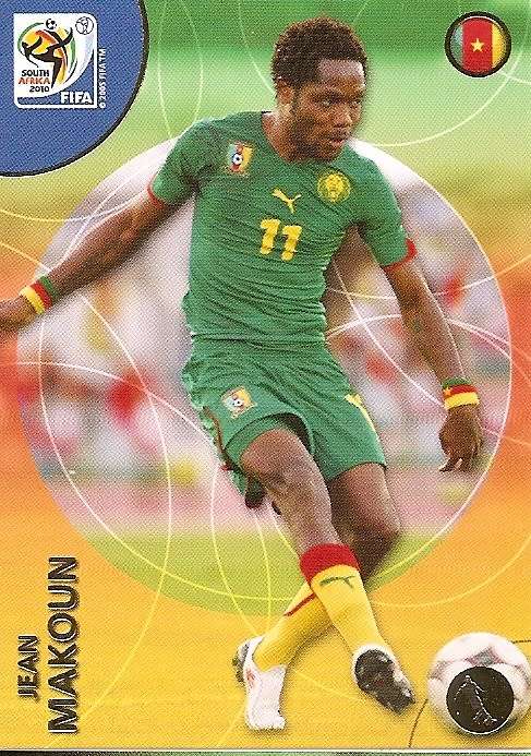 JEAN MAKOUN (Cameroun) - PANINI PREMIUM `WORLD CUP 2010` - PREMIUM `BASE` TRADING CARD 61