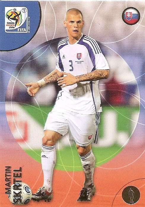 MARTIN SKRTEL (Slovenia) - PANINI PREMIUM `WORLD CUP 2010` - PREMIUM `BASE` TRADING CARD 165