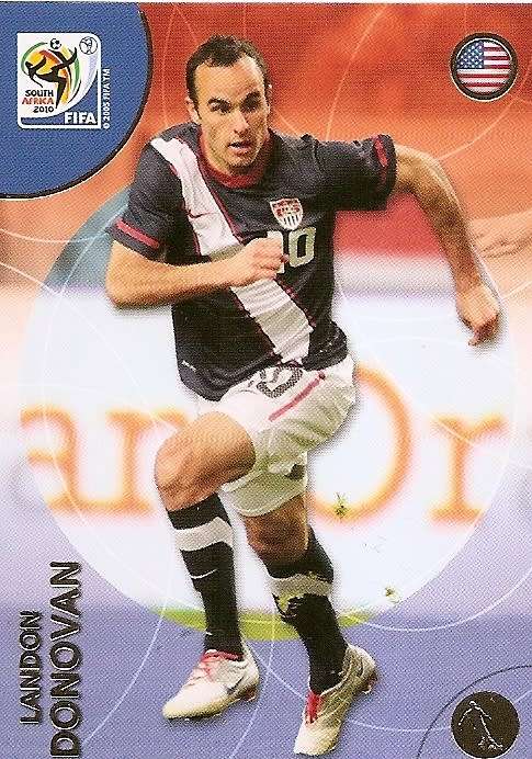 LANDON DONOVAN (USA) - PANINI PREMIUM `WORLD CUP 2010` - PREMIUM `BASE` TRADING CARD 185