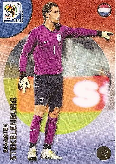 MAARTEN STEKELENBURG (Netherlan) - PANINI PREMIUM `WORLD CUP 2010` - PREMIUM `BASE` TRADING CARD 143