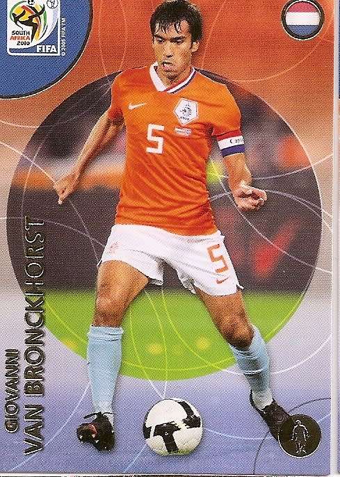 G. Van BRONCKHORST (Netherlan) - PANINI PREMIUM `WORLD CUP 2010` - PREMIUM `BASE` TRADING CARD 144
