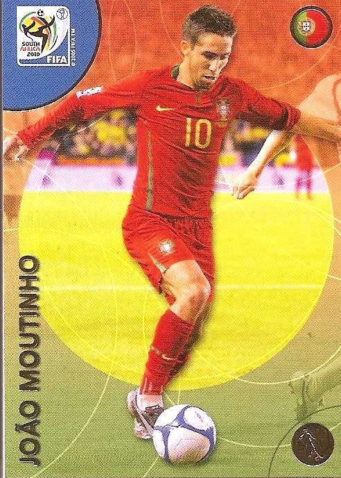 JOAO MOUTINHO (Portugal) - PANINI PREMIUM `WORLD CUP 2010` - PREMIUM `BASE` TRADING CARD 159