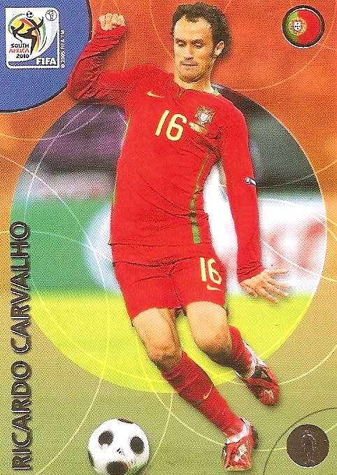 RICARDO CARVALHO (Portugal) - PANINI PREMIUM `WORLD CUP 2010` - PREMIUM `BASE` TRADING CARD 157