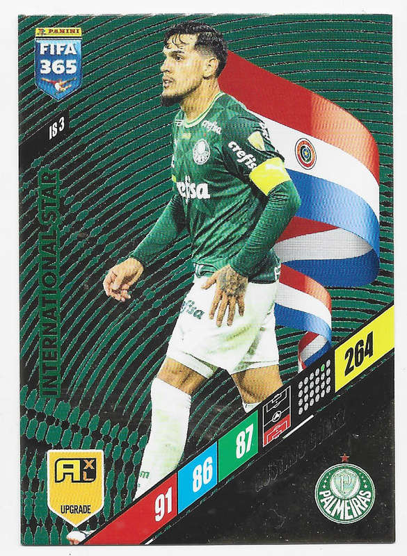 GUSTAVO GOMEZ - PANINI `FIFA 365 COLLECTION` UPDATES 2024 - FOIL `INTERNATIONAL STAR" CARD IS3