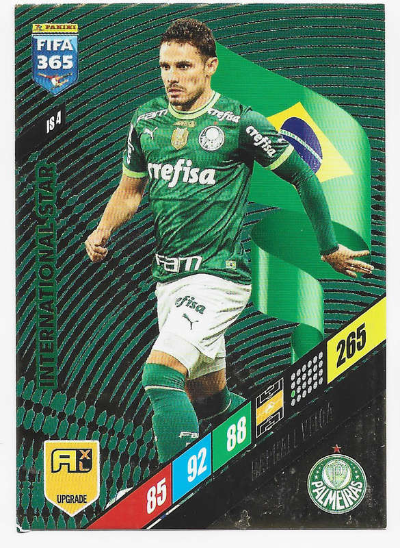 RAPHAEL VEIGA - PANINI `FIFA 365 COLLECTION` UPDATES 2024 - FOIL `INTERNATIONAL STAR" CARD IS4