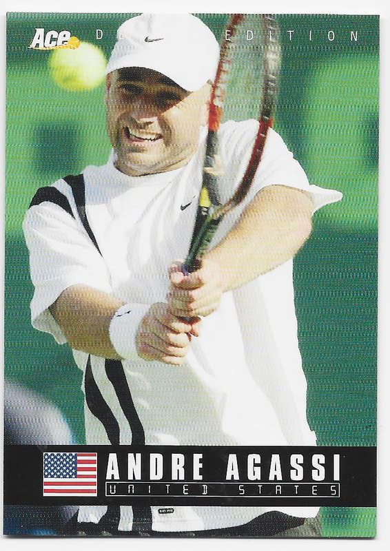 ANDRE AGASSI - ACE AUTHENTIC "DEBUT EDITION" 2005 TENNIS COLLECTION - BASE TRADING CARD  3