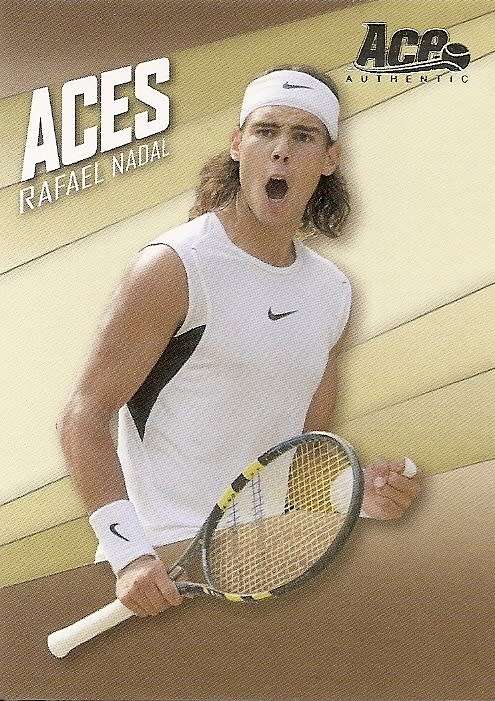 RAFAEL NADAL - ACE AUTHENTIC 2007 TENNIS COLLECTION - "ACES" INSERT TRADING CARD AC5