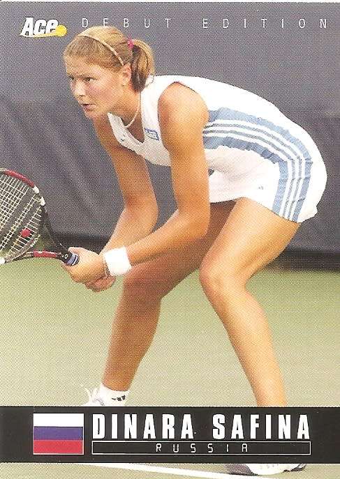 DINARA SAFINA - ACE AUTHENTIC "DEBUT EDITION" 2005 TENNIS COLLECTION - BASE TRADING CARD 46