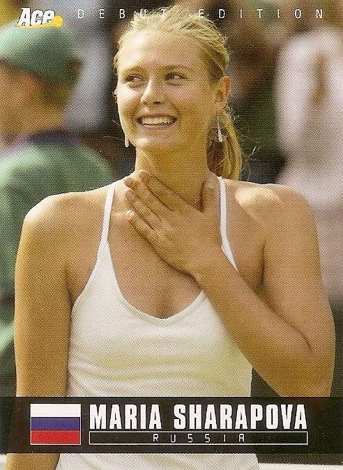 MARIA SHARAPOVA - ACE AUTHENTIC "DEBUT EDITION" 2005 TENNIS COLLECTION - BASE TRADING CARD 1