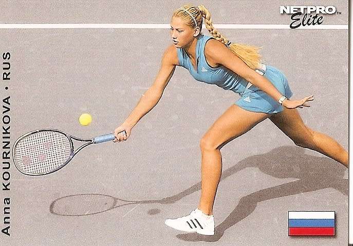 ANNA KOURNIKOVA - NETPRO `ELITE` TENNIS 2003 EVENT PREVIEW - RARE ROOKIE  TRADING CARD  AK1