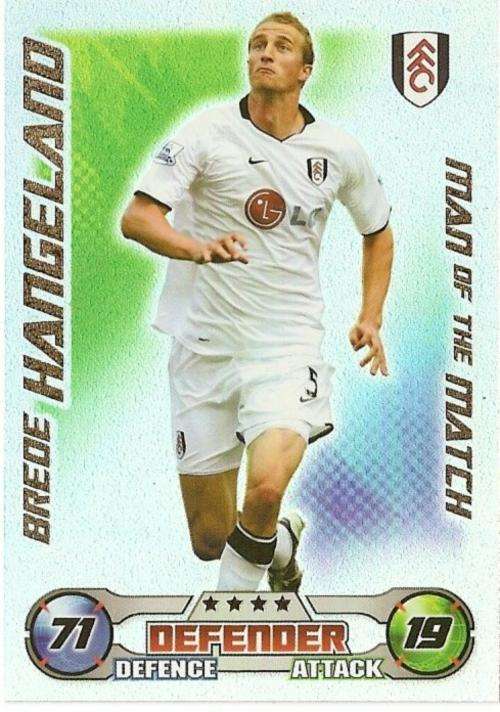 MATCH ATTAX 08/09 - B. HANGELAND `M/MATCH` CARD
