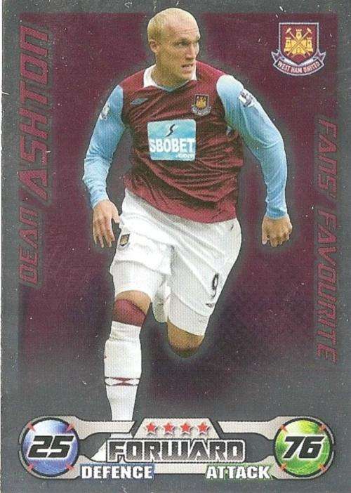 MATCH ATTAX EXTRA 08/09  - DEAN ASHTON FANS FAVOURITE