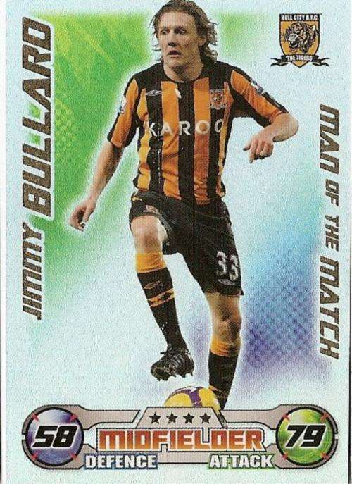 MATCH ATTAX EXTRA 08/09 - JIMMY BULLARD `M/MATCH` CARD