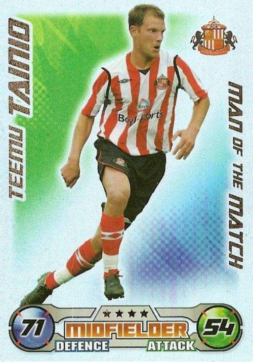 MATCH ATTAX  08/09 - TEEMU TAINIO `M/MATCH` CARD