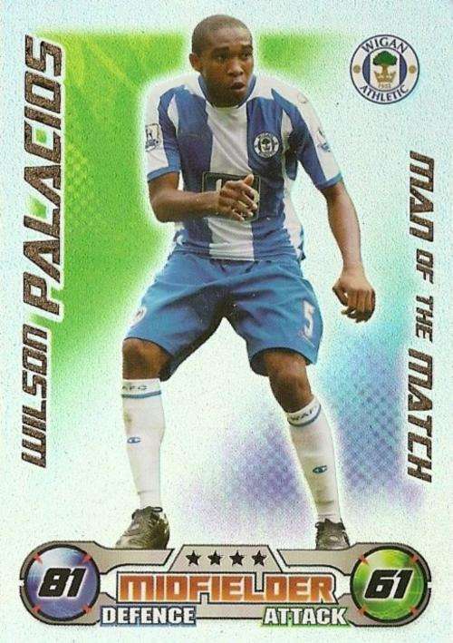 MATCH ATTAX 08/09 - WILSON PALACIOS M/MATCH