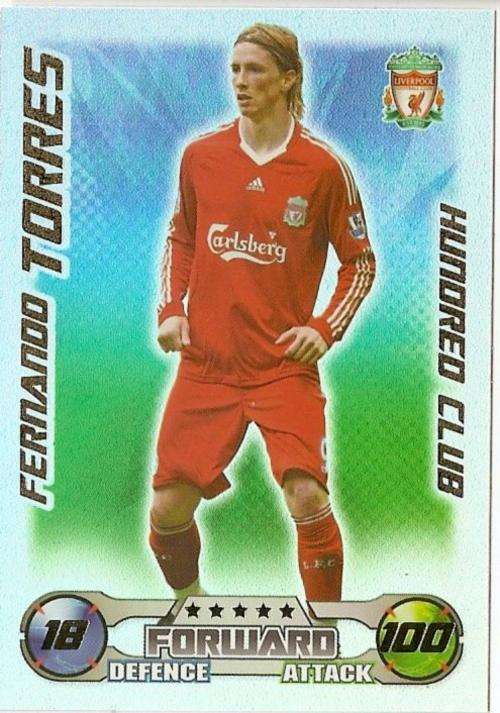 MATCH ATTAX 09 - FERNANDO TORRES CLUB 100