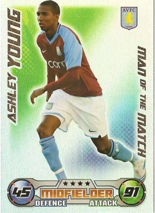MATCH ATTAX 08/09 - ASHLEY YOUNG `M/MATCH` CARD