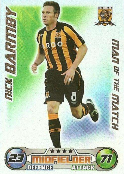 MATCH ATTAX 08/09 - NICK BARMBY M/MATCH