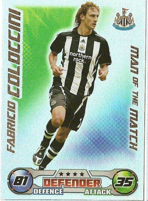 MATCH ATTAX 08/09 - FABRICIO COLOCCINI M/MATCH
