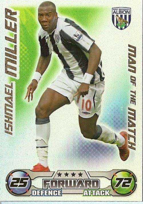 MATCH ATTAX 08/09 - ISHMAEL MILLER `M/MATCH` CARD
