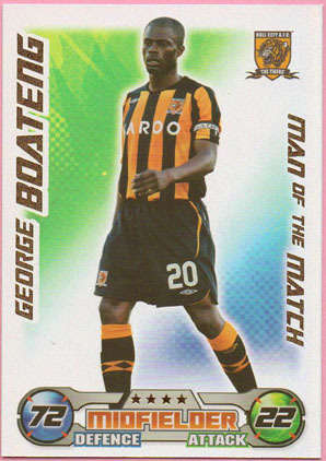 MATCH ATTAX 08/09 - GEORGE BOATENG M/MATCH