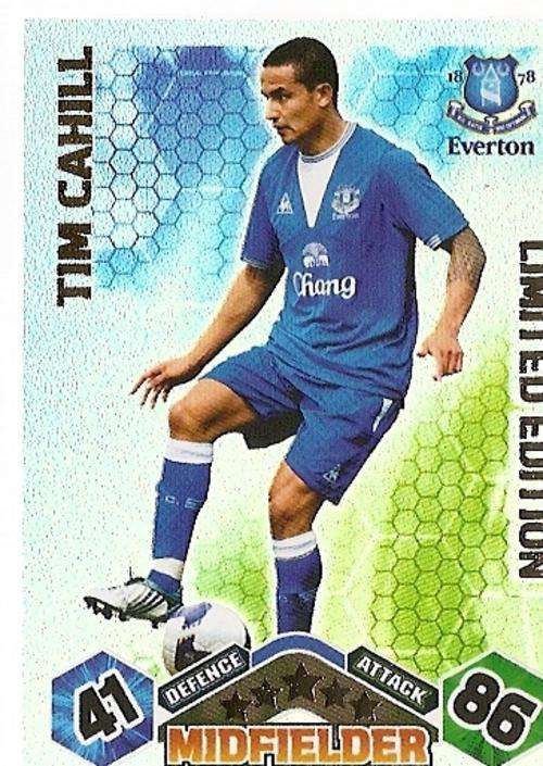 MATCH ATTAX 09/10 - TIM CAHILL LIMITED EDITION CARD