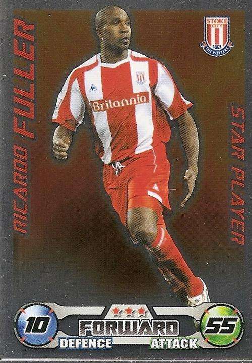 MATCH ATTAX 08/09 - RICARDO FULLER STAR PLAYER