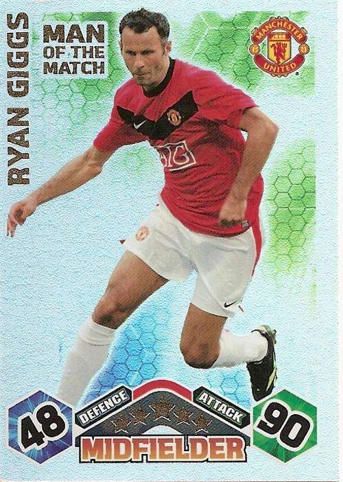 MATCH ATTAX 09/10 - RYAN GIGGS M/MATCH