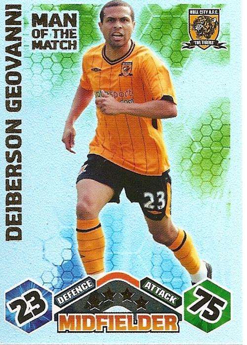 GEOVANNI - MATCH ATTAX 2009/10 - `MAN of the MATCH` FOIL TRADING CARD