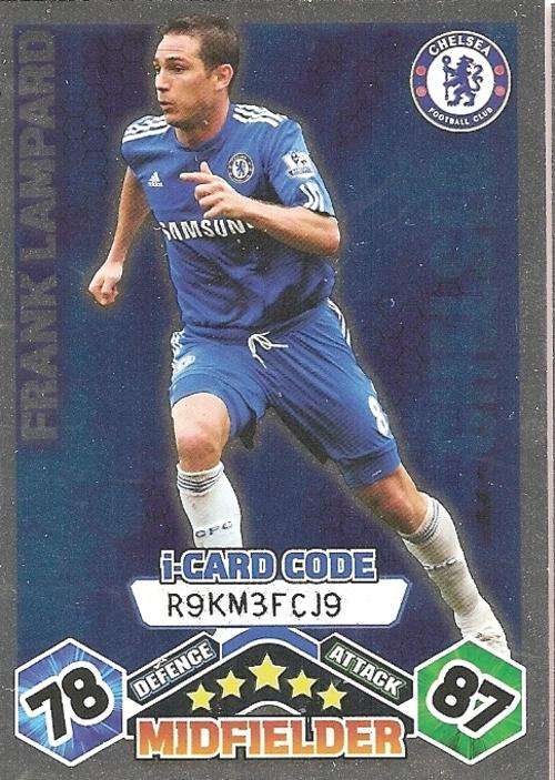 MATCH ATTAX 09/10 - FRANK LAMPARD i CARD