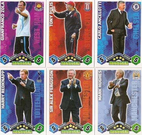 MATCH ATTAX 09/10 - MANAGER'S CARDS all available