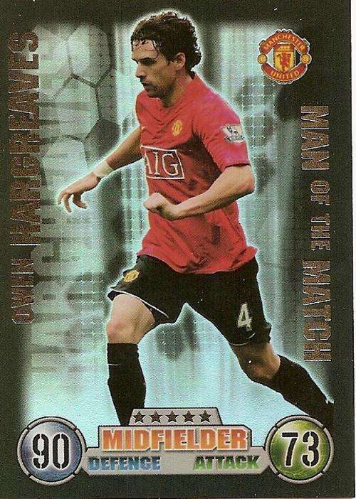 MATCH ATTAX 07/08 - OWEN HARGREEVES "M/MATCH" CARD