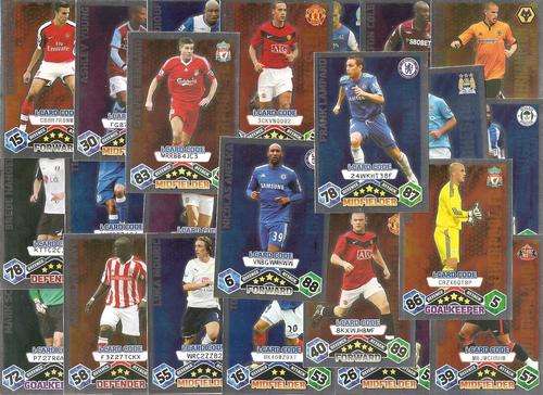 MATCH ATTAX 09/10 - COMPLETE SET OF ALL 40 "i" CARDS