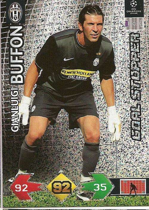 CHAMPIONS LEAGUE S/STRIKES 2009/10 - GIANLUIGGI BUFFON "GOAL STOPPER" CARD