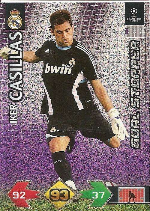 CHAMPIONS LEAGUE S/STRIKES 2009/10 - IKER CASILLAS "GOAL STOPPER" CARD