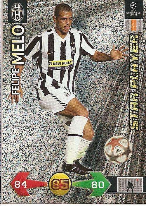 F. MELO - PANINI `CHAMPIONS LEAGUE S/STRIKES` 2009/10 - `STAR PLAYER` TRADING CARD