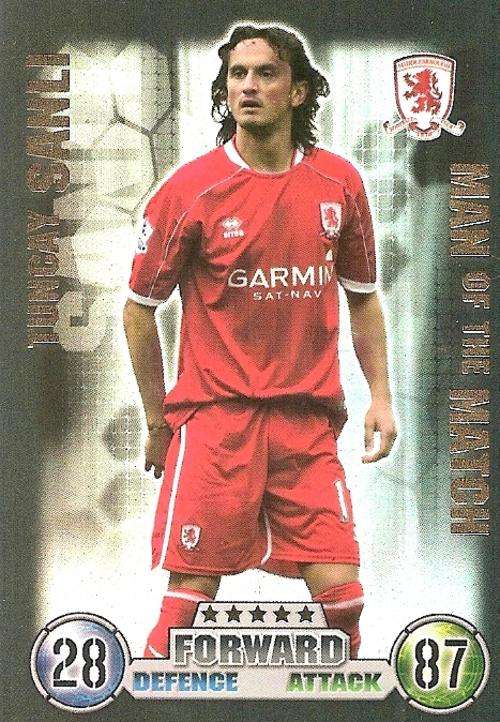 MATCH ATTAX 07/08 - TUNCAY SANLI "M/MATCH" CARD
